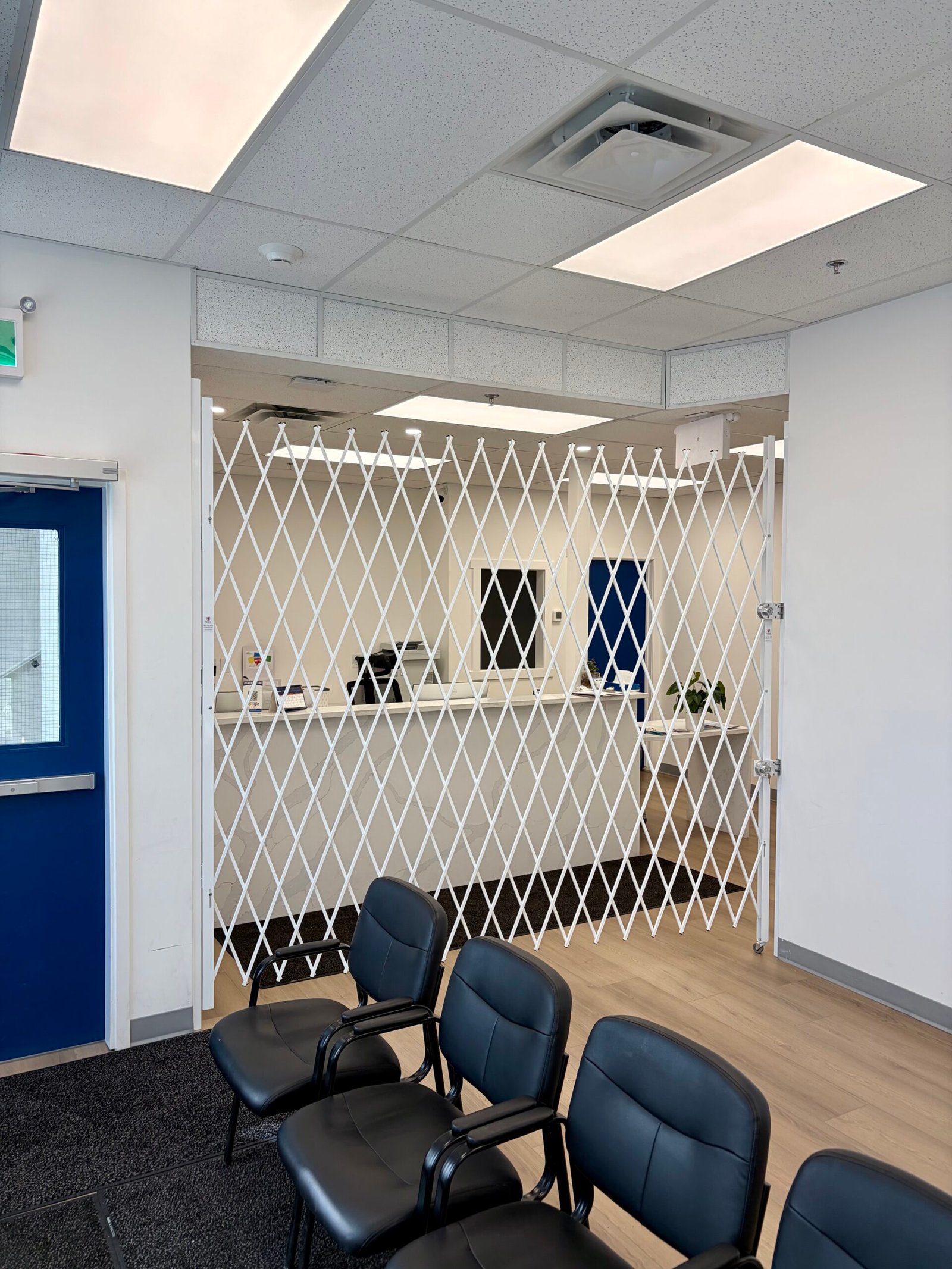 Gate at clinic
