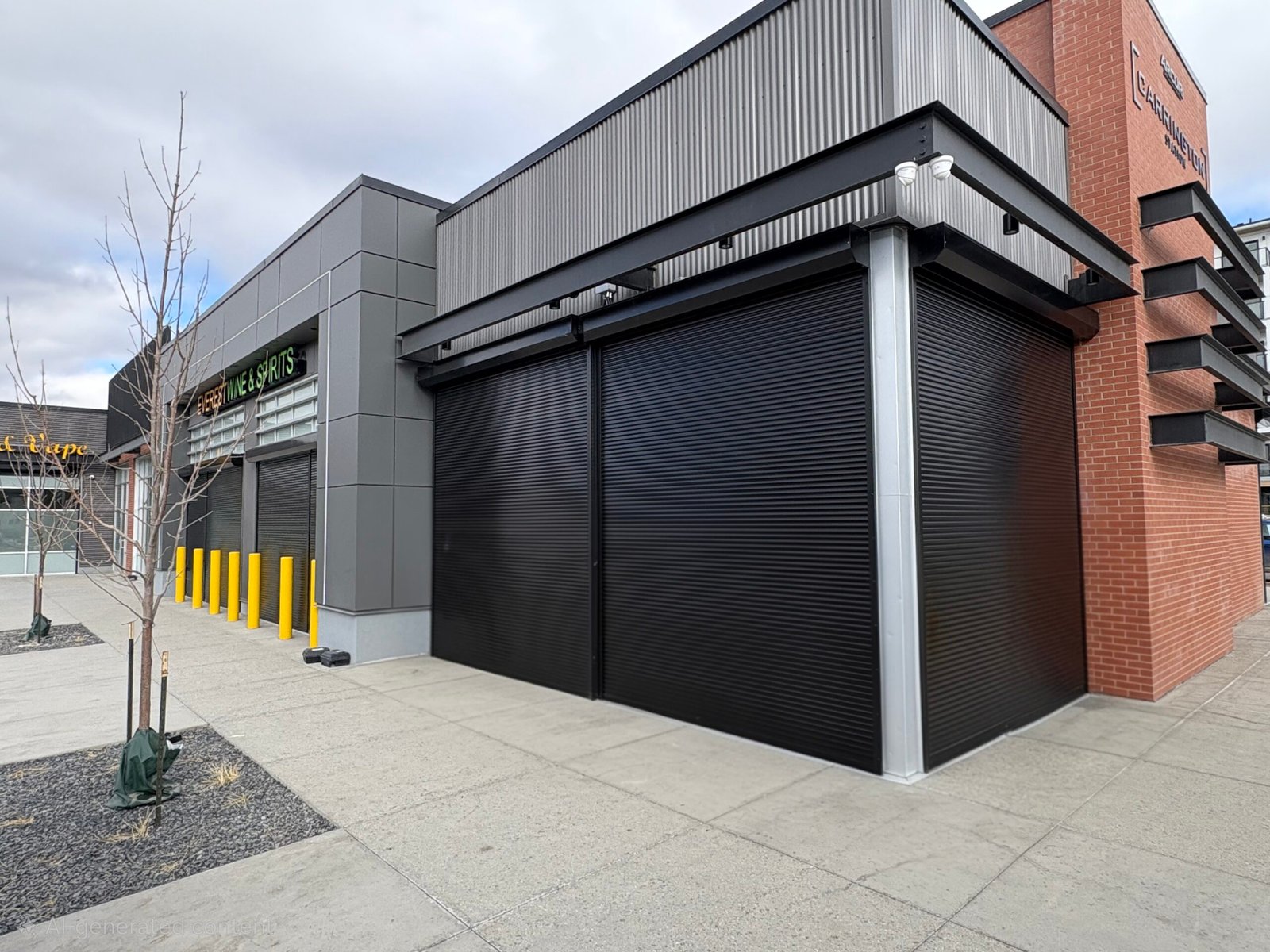 Shutter image in a plaza